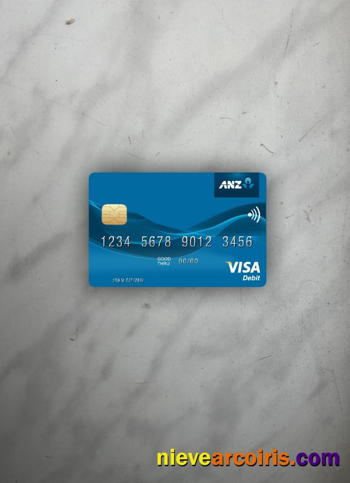 Samoa ANZ Bank visa debit card photolook